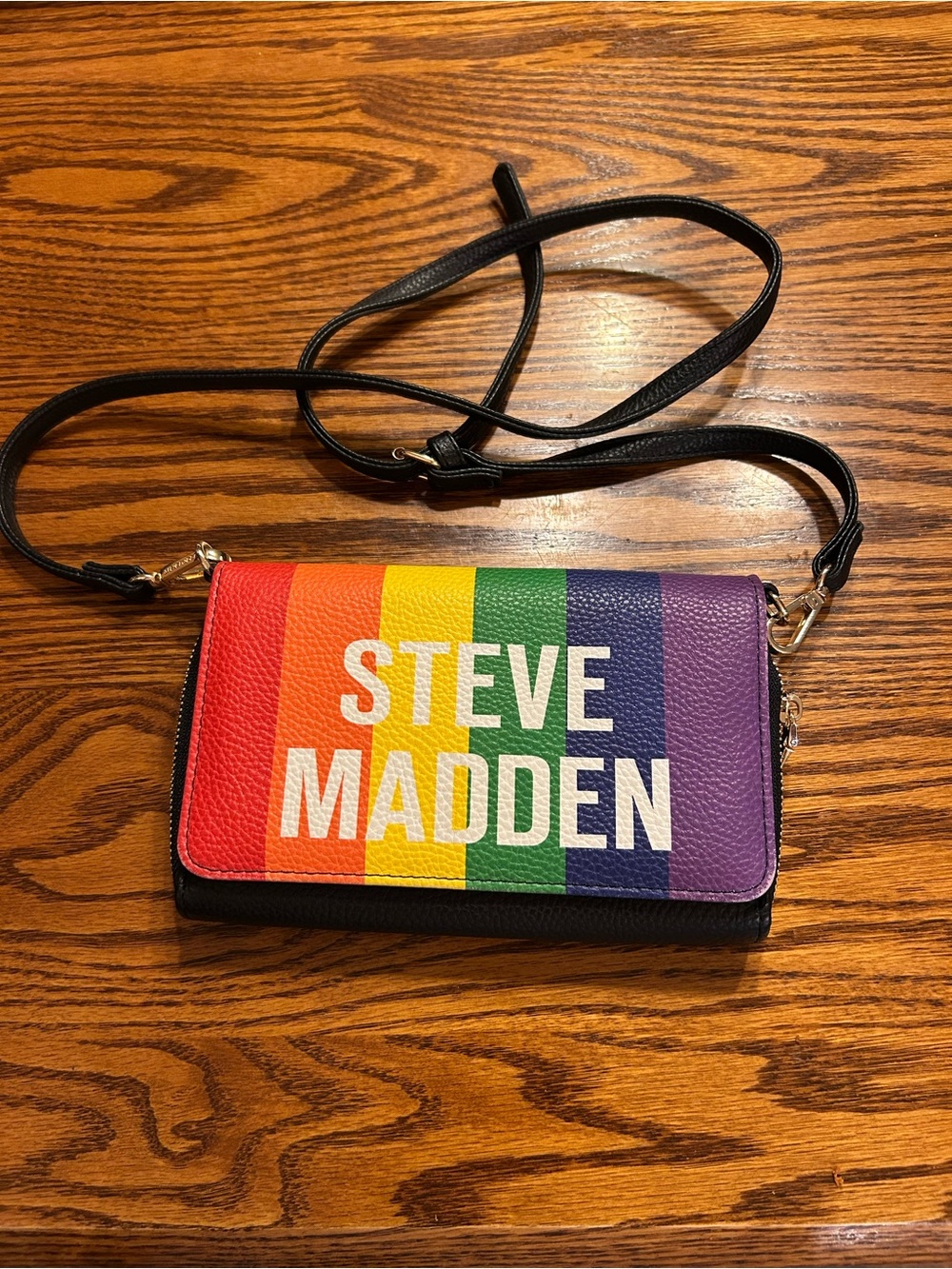Steve Madden Multicolor Striped Crossbody Bag